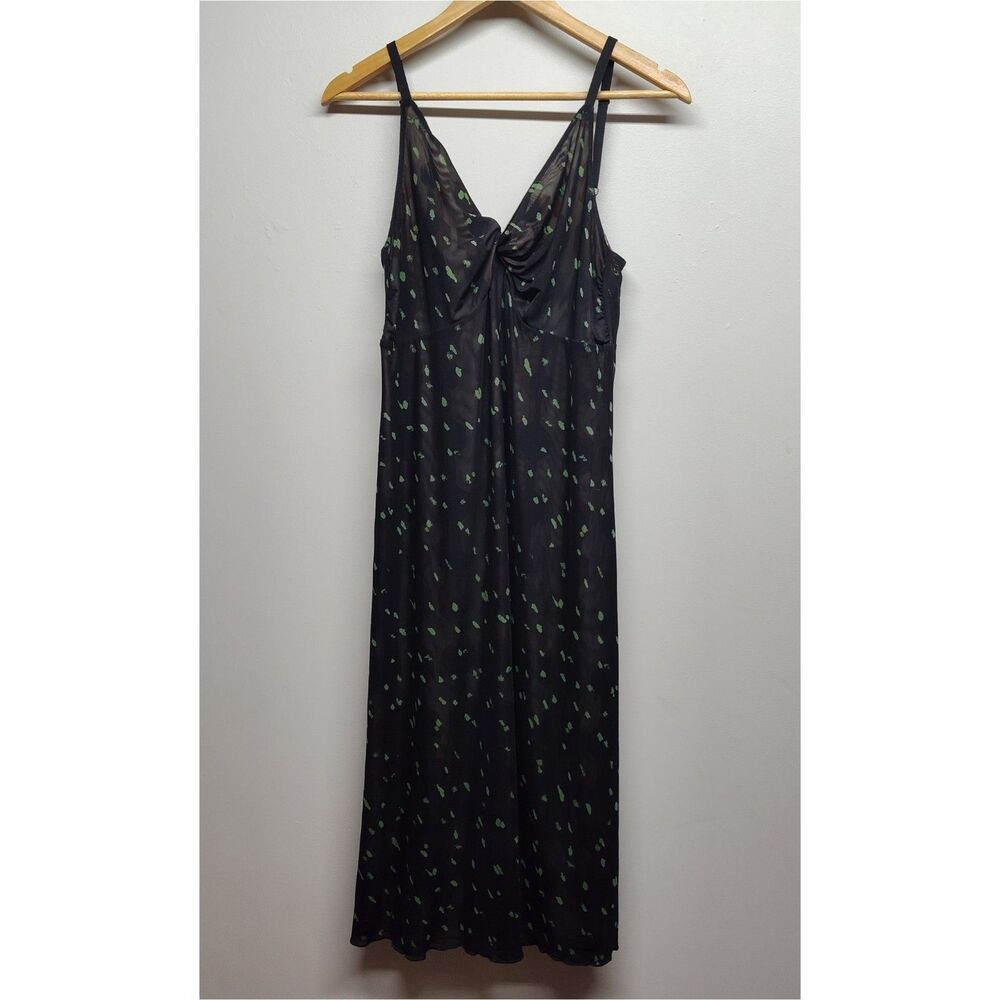 Cabi Reversible Mini Dress Women Size M Brown Black Sleeveless Stretch Casual